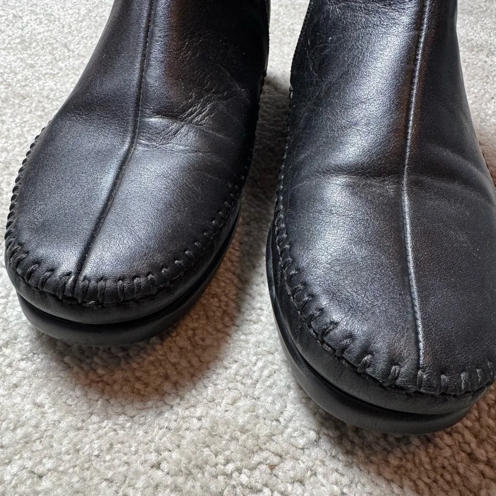 SAS Jade Wedge Ankle Boot Sz 8 M Black - Picture 7 of 11